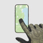 Preview: GripGrab REBEL FULL FINGER SUMMER GLOVES olivgrün