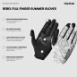 Preview: GripGrab REBEL FULL FINGER SUMMER GLOVES weiß