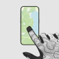 Preview: GripGrab REBEL FULL FINGER SUMMER GLOVES weiß