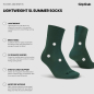 Preview: GripGrab LIGHTWEIGHT SL REGULAR CUT SUMMER SOCKS grün