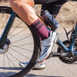 Preview: GripGrab ORIGINAL STRIPES CREW SOCKS dunkelrot