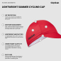 Preview: GripGrab LIGHTWEIGHT SUMMER CYCLING CAP dunkelrot