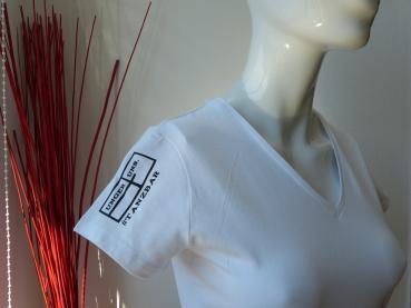 UNGER UNS | T-Shirt Logo Ärmel | Frauen