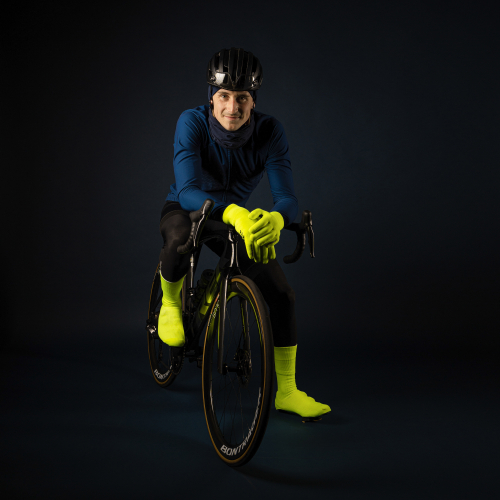 GripGrab WATERPROOF KNITTED WINTER GLOVES neongelb