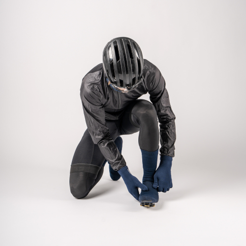 GripGrab FLANDRIEN WATERPROOF ROAD SHOE COVERS navy blau