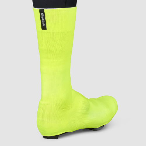 GripGrab FLANDRIEN WATERPROOF ROAD SHOE COVERS neongelb