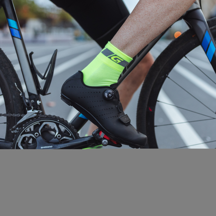 GripGrab Hi-Vis Regular Cut Sommer Socken yellow