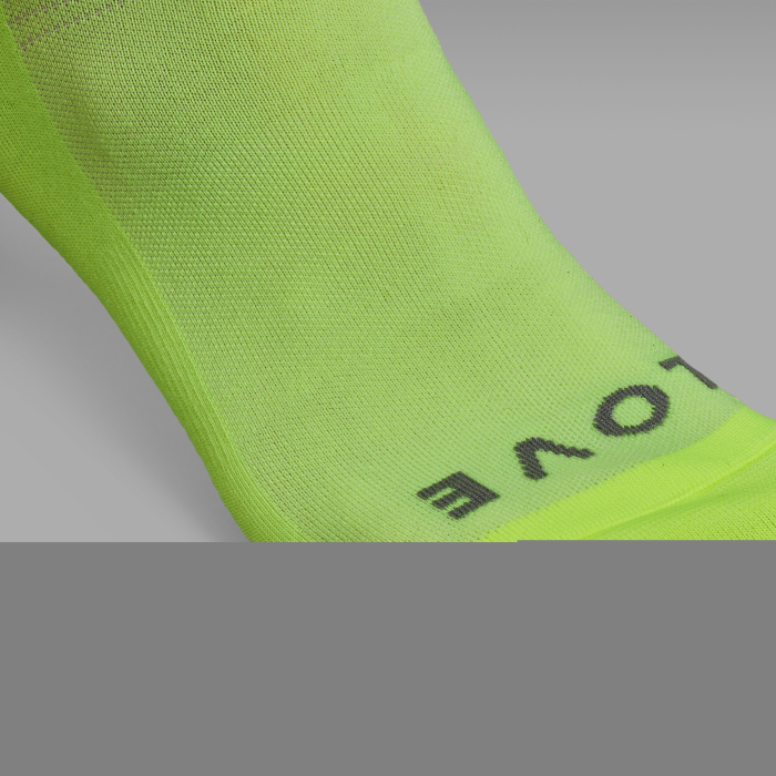 Preview: GripGrab Hi-Vis Regular Cut Sommer Socken yellow