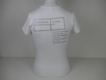 UNGER UNS | T-Shirt Basic Logo hinten | Frauen