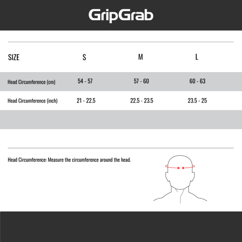 GripGrab THERMO SPRING-AUTUMN SKULL CAP schwarz