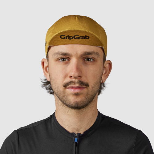 GripGrab LIGHTWEIGHT SUMMER CYCLING CAP senfgelb