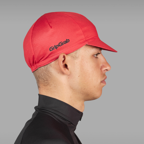 GripGrab LIGHTWEIGHT SUMMER CYCLING CAP dunkelrot