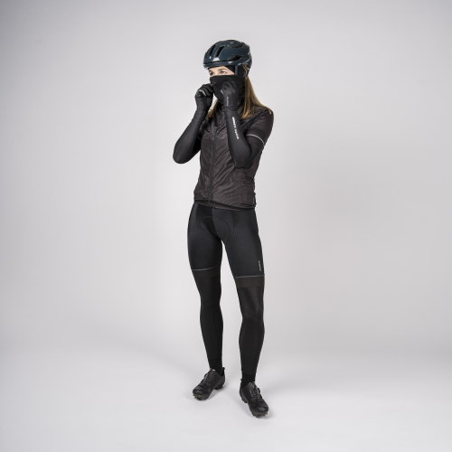 Preview: GripGrab FREEDOM WARP KNITTED SEAMLESS NECK WARMER schwarz