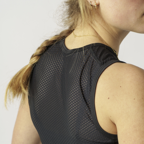 GripGrab WOMEN'S ULTRALIGHT MESH SLEEVELESS BASE LAYER schwarz