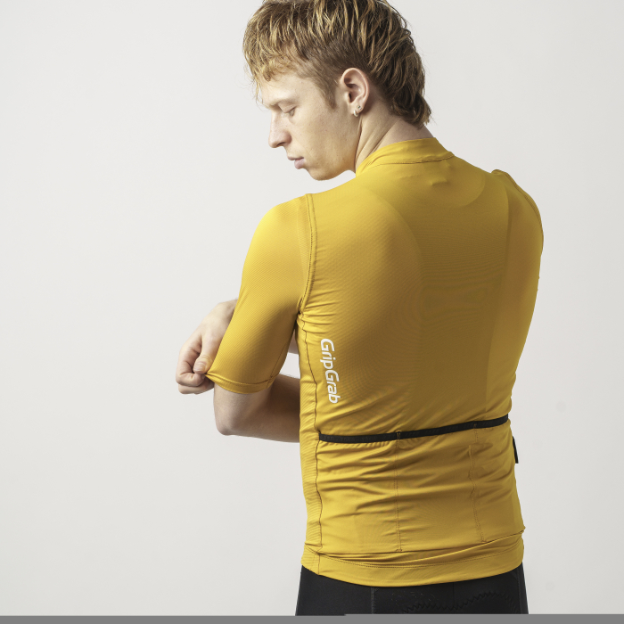 GripGrab RIDE SHORT SLEEVE JERSEY mustard yellow