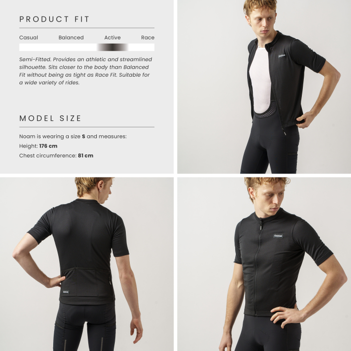 GripGrab EXPLR MERINOTECH SHORT SLEEVE JERSEY black