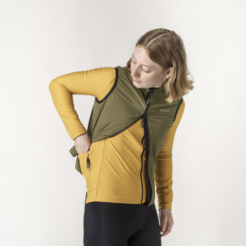 GripGrab WOMEN’S PACR WINDPROOF LIGHTWEIGHT VEST olivgrün