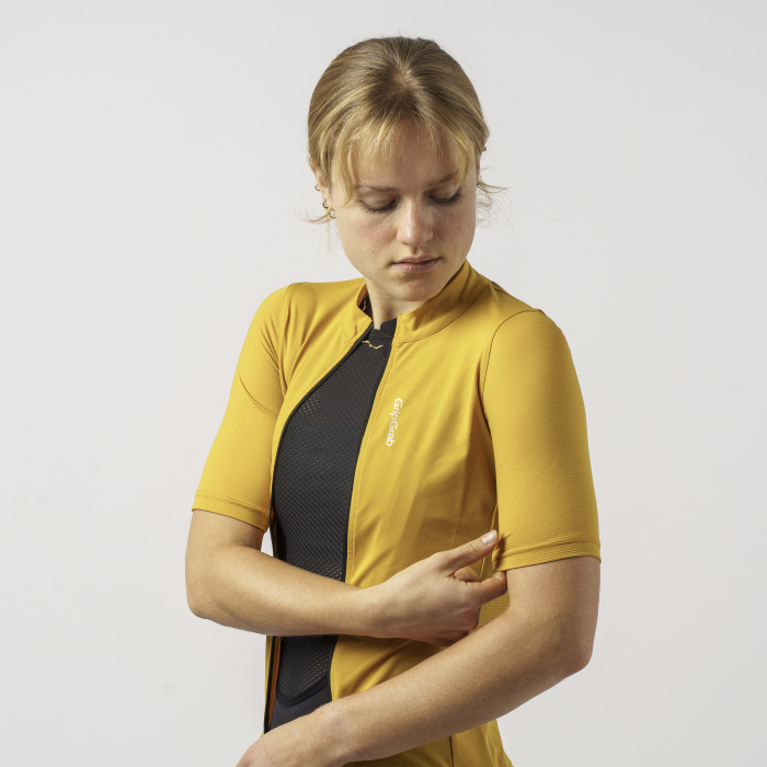 GRIP GRAB Woman's Ride Kurzarmtrikot - mustard yellow