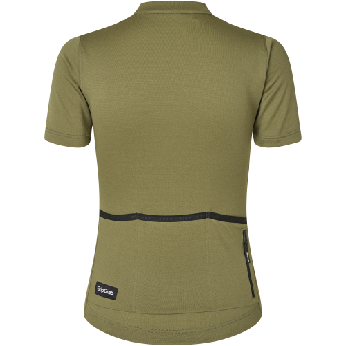 GripGrab WOMEN'S EXPLR MERINOTECH SHORT SLEEVE JERSEY olivgrün