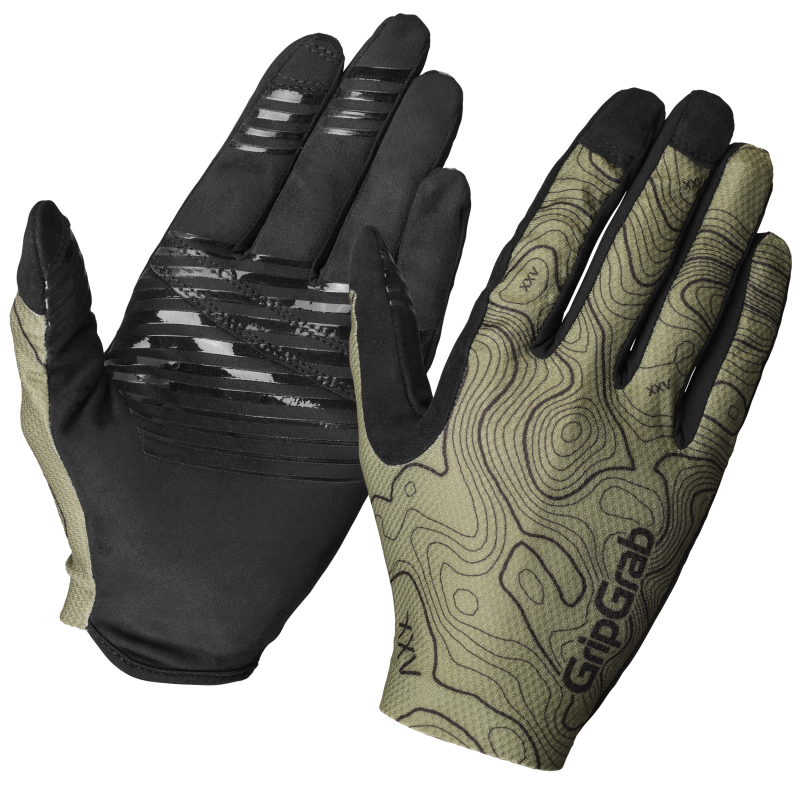 GripGrab REBEL FULL FINGER SUMMER GLOVES olivgrün