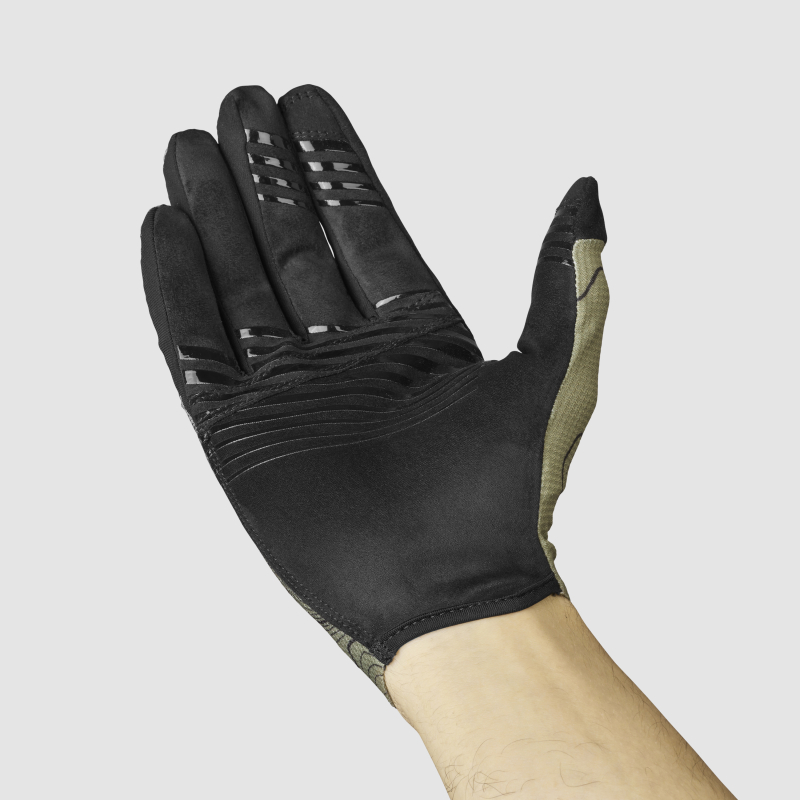 GripGrab REBEL FULL FINGER SUMMER GLOVES olivgrün