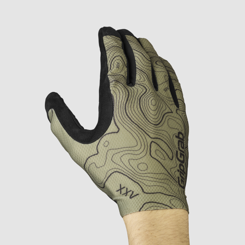GripGrab REBEL FULL FINGER SUMMER GLOVES olivgrün