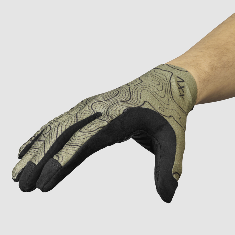 GripGrab REBEL FULL FINGER SUMMER GLOVES olivgrün