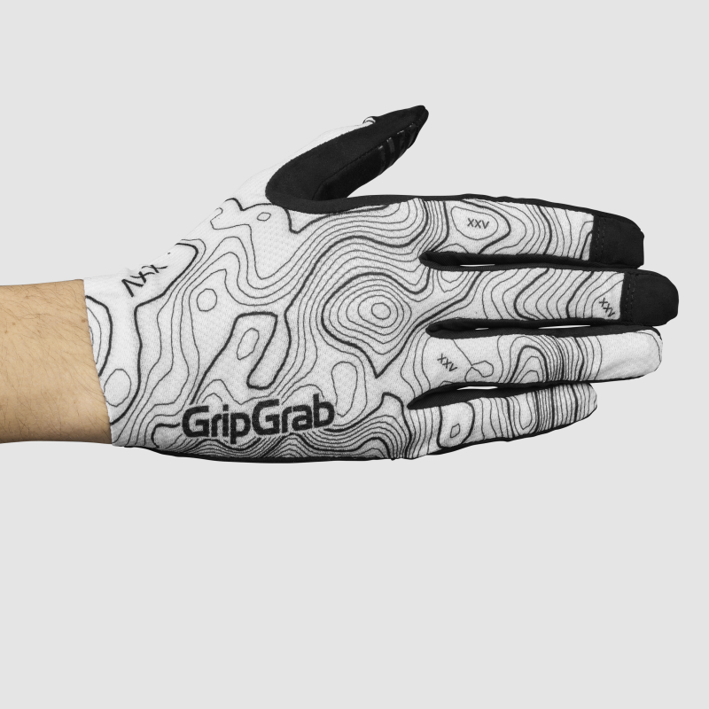 GripGrab REBEL FULL FINGER SUMMER GLOVES weiß