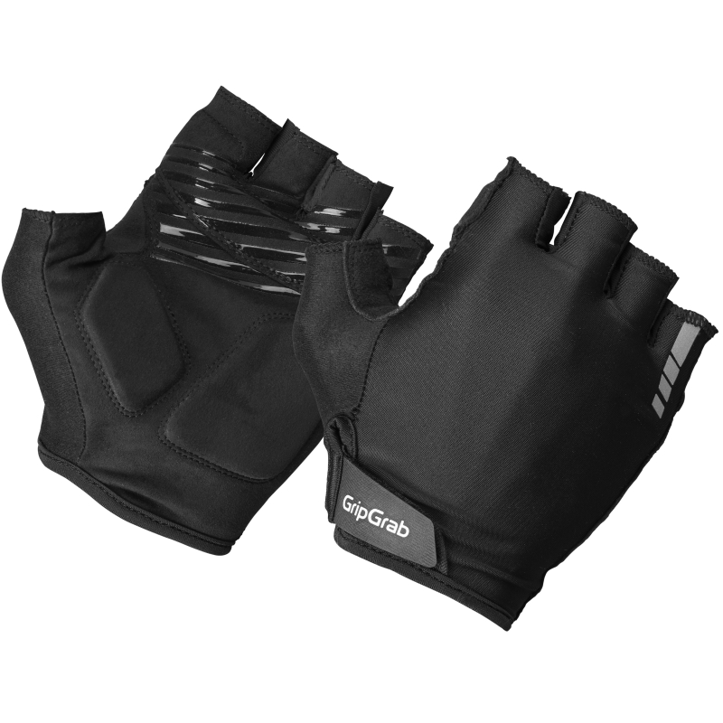GripGrab RIDE LITE PADDED SHORT FINGER SUMMER GLOVES schwarz