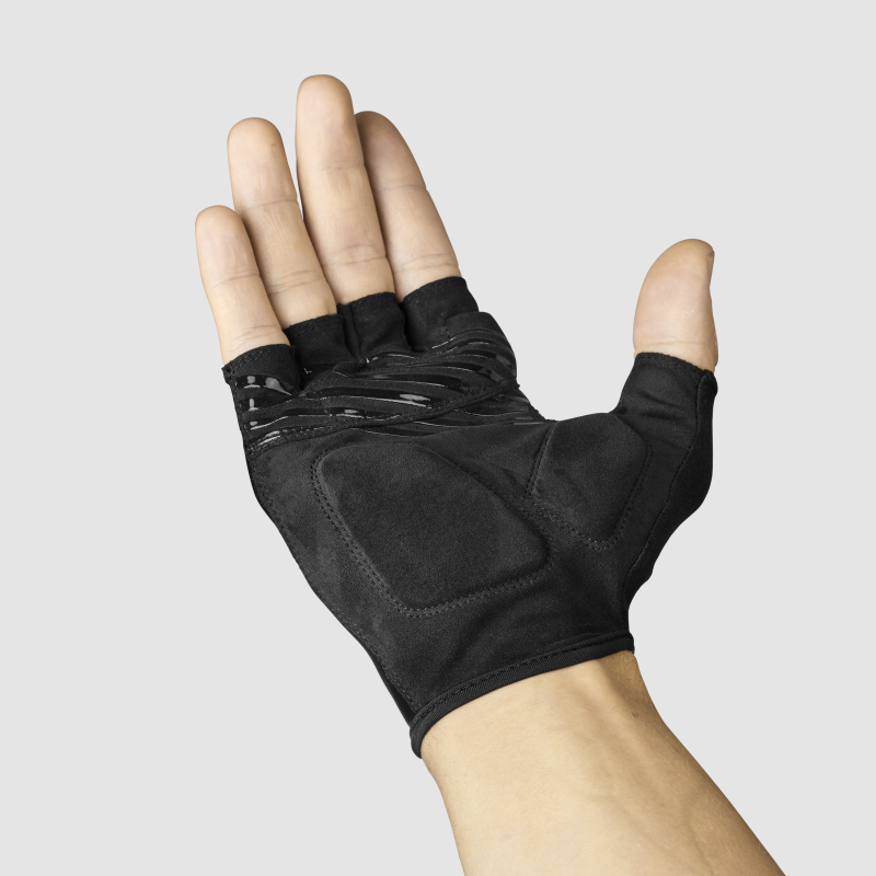 GripGrab RIDE LITE PADDED SHORT FINGER SUMMER GLOVES schwarz