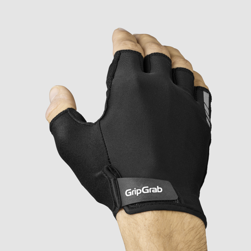 GripGrab RIDE LITE PADDED SHORT FINGER SUMMER GLOVES schwarz