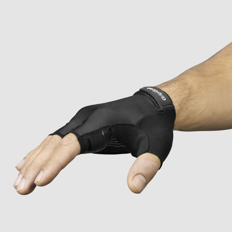 GripGrab RIDE LITE PADDED SHORT FINGER SUMMER GLOVES schwarz