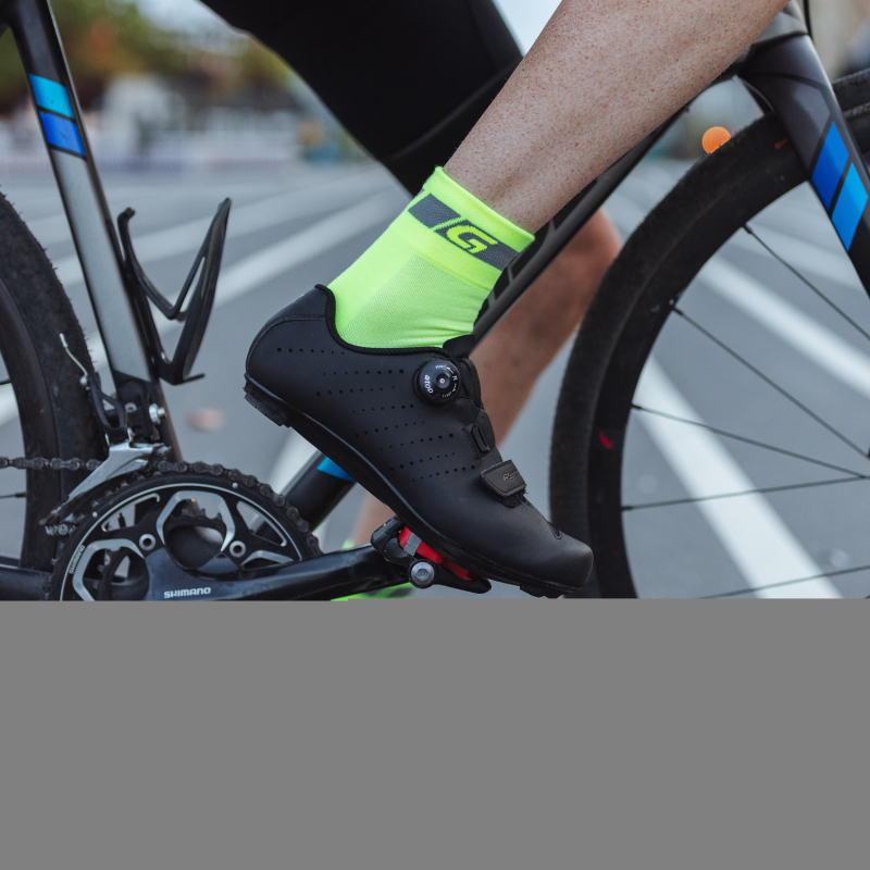 GripGrab Hi-Vis Regular Cut Sommer Socken yellow