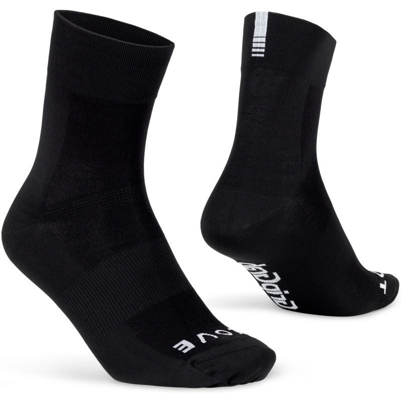 GripGrab LIGHTWEIGHT SL REGULAR CUT SUMMER SOCKS schwarz