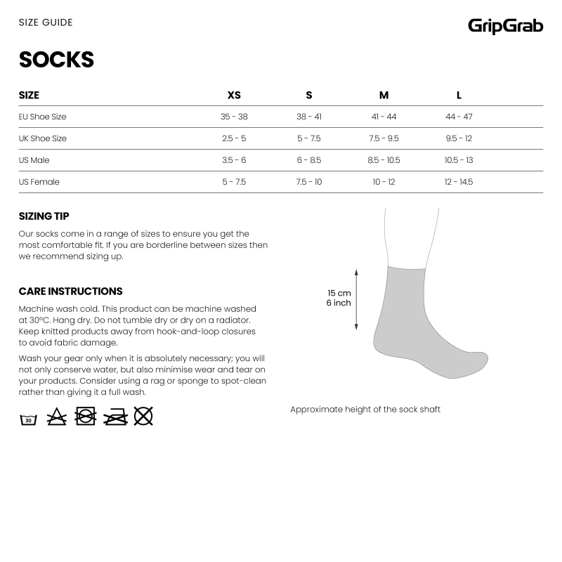 GripGrab ORIGINAL STRIPES CREW SOCKS dunkelrot