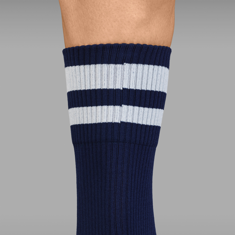 GripGrab ORIGINAL STRIPES CREW SOCKS navyblau