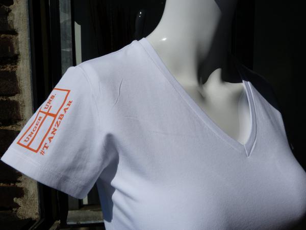 UNGER UNS | T-shirt Logo Ärmel und Hashtag | Frauen