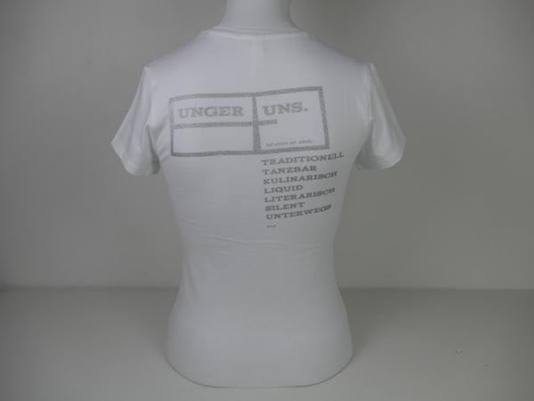 UNGER UNS | T-Shirt Basic Logo hinten | Frauen