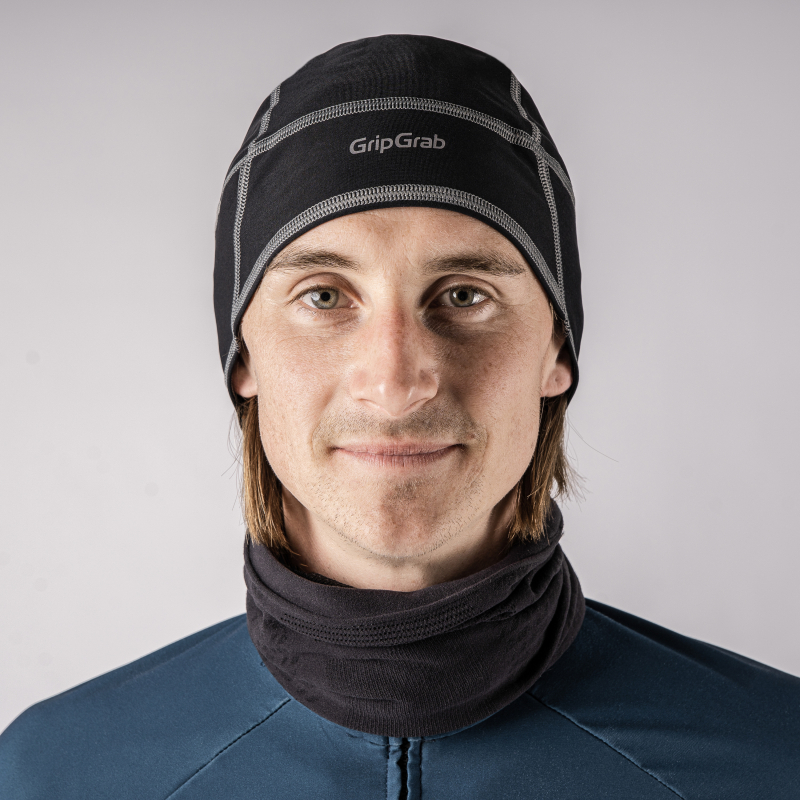 GripGrab THERMO SPRING-AUTUMN SKULL CAP schwarz