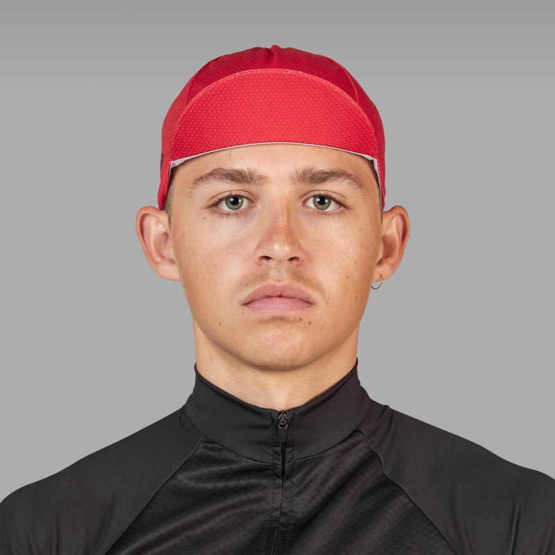 GripGrab LIGHTWEIGHT SUMMER CYCLING CAP dunkelrot