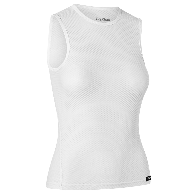 GripGrab WOMEN'S ULTRALIGHT MESH SLEEVELESS BASE LAYER weiß