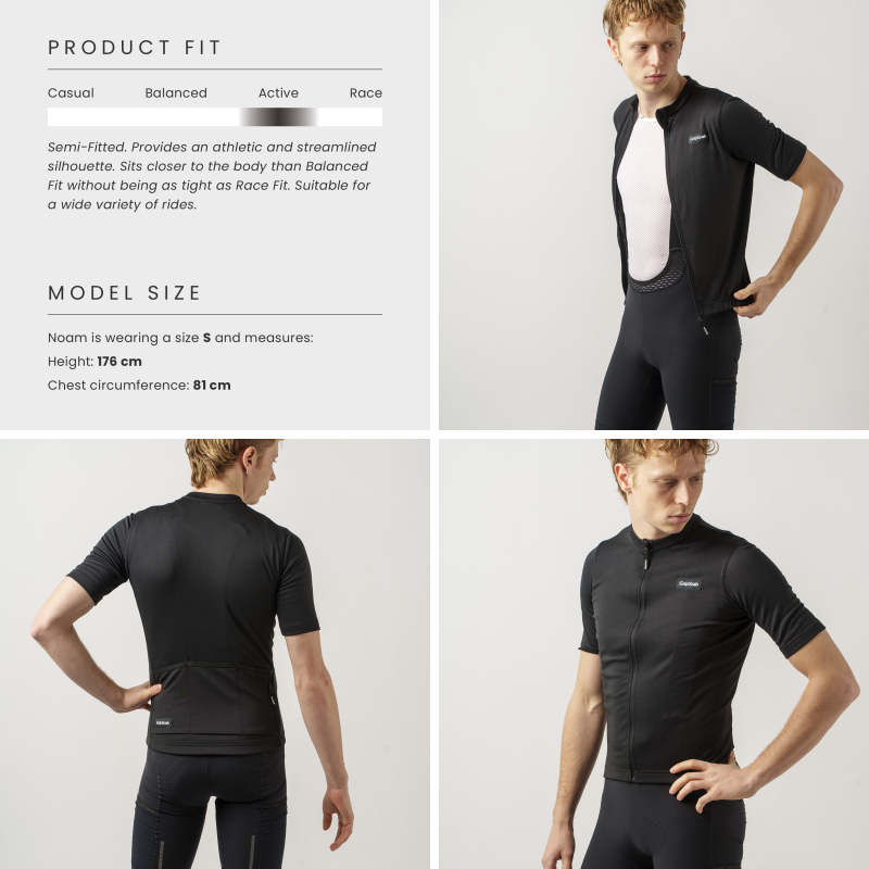 GripGrab EXPLR MERINOTECH SHORT SLEEVE JERSEY black