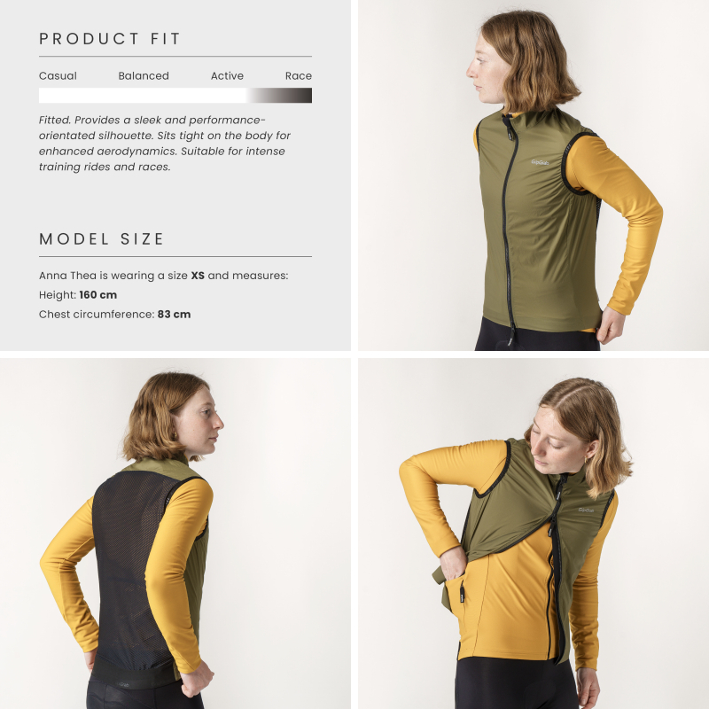 GripGrab WOMEN’S PACR WINDPROOF LIGHTWEIGHT VEST olivgrün