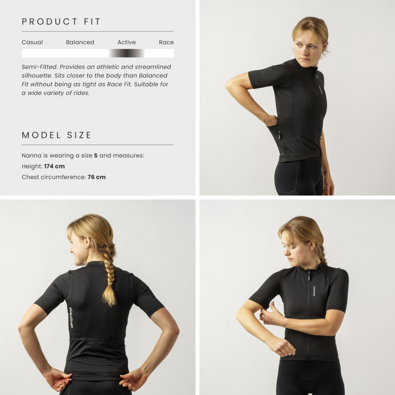 GripGrab WOMEN'S RIDE SHORT SLEEVE JERSEY schwarz