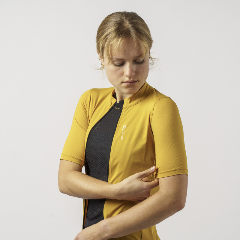 GRIP GRAB Woman's Ride Kurzarmtrikot - mustard yellow