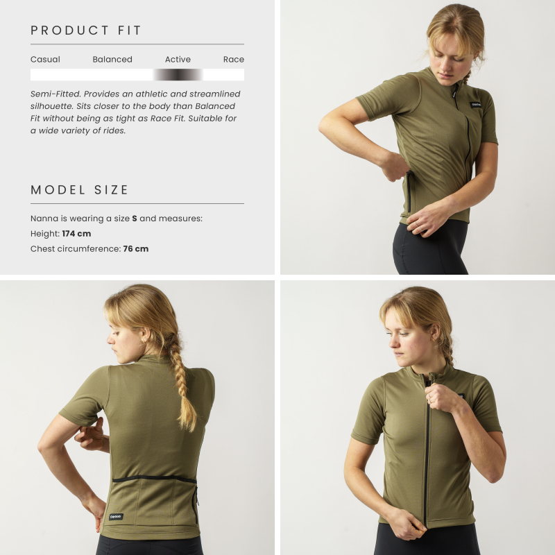 GripGrab WOMEN'S EXPLR MERINOTECH SHORT SLEEVE JERSEY olivgrün