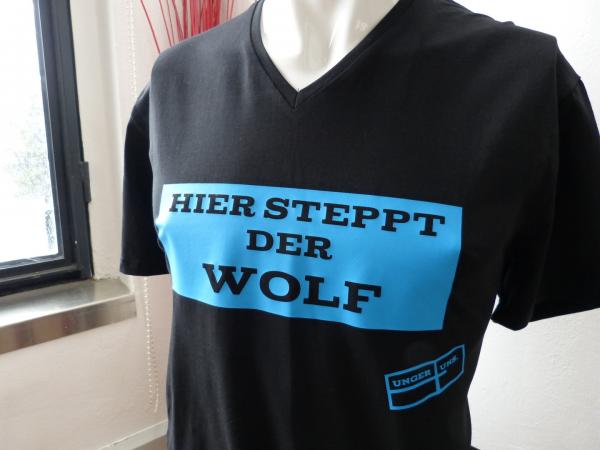 UNGER UNS | T-Shirt »Hier steppt der Wolf« | Männer