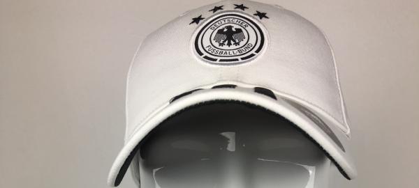 adidas DFB Cap 3 Streifen weiß